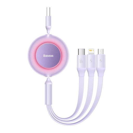 EAN 6932172609115 - Baseus CAMJ010105 cable USB USB 2.0 USB A USB C/Micro-USB B/Lightning Violeta imagen 2