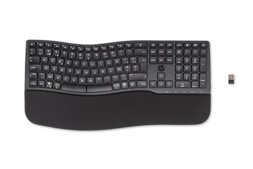 EAN 197498231440 - HP 680 Comfort Dual-Mode Keyboard teclado Hogar RF Wireless + Bluetooth AZERTY Belga Negro imagen 1