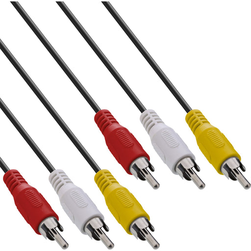 EAN 4043718017478 - InLine 89996 cable de audio 2 m 3 x RCA Negro imagen 1