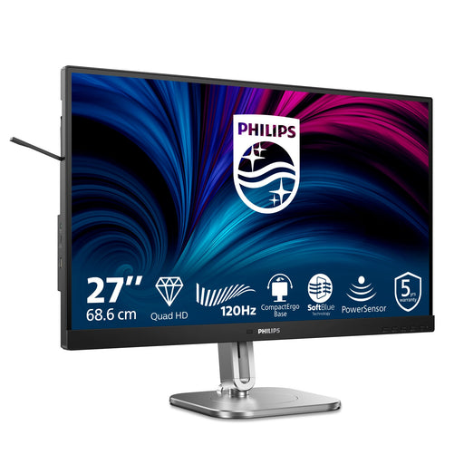 EAN 8721038003734 - Philips 4000 series 27B2N4500/00 pantalla para PC 68,6 cm (27") 2560 x 1440 Pixeles Quad HD LCD Gris imagen 2
