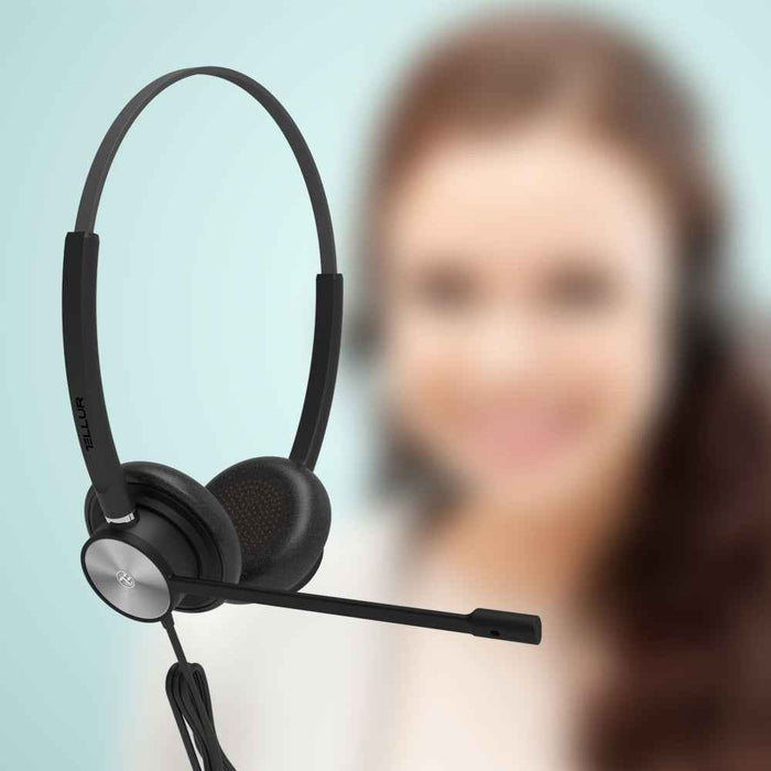 EAN 5949120003766 - Tellur Voice 420 Auriculares Alámbrico Diadema USB Type-C / USB Type-A Negro imagen 5