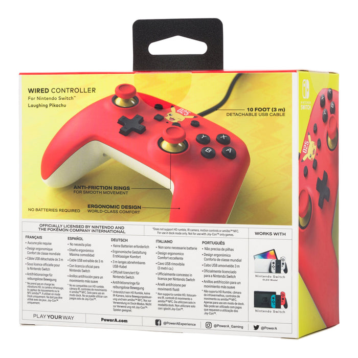 EAN 0617885062018 - PowerA NSGP0200-01 mando y volante Rojo USB Gamepad Analógico Nintendo Switch, Nintendo Switch OLED imagen 5
