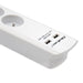 EAN 5901878502823 - Qoltec 50282 limitador de tensión Blanco 4 salidas AC 230 V 1,8 m imagen 5