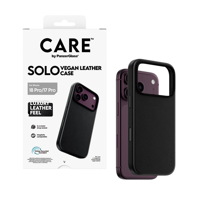 EAN 5715685044410 - PanzerGlass CARE™ by ® Solo Vegan Leather Case Black w. MagSafe iPhone 2026 Pro | 17 Pro funda para teléf imagen 5