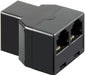 EAN 4040849505973 - Goobay 50597 cambiador de género para cable RJ11/RJ14 2x RJ11/RJ14 Negro imagen 1