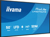 EAN 4948570125241 - iiyama LH5075UHS-B2AG pantalla de señalización Pantalla plana para señalización digital 125,7 cm (49.5")  imagen 4