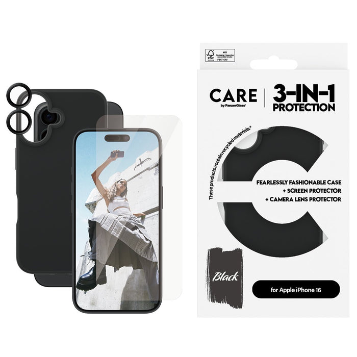 EAN 5715685004919 - PanzerGlass CARE™ by ® 3-in-1 Bundle iPhone 16 Protector de pantalla Apple 1 pieza(s) imagen 2