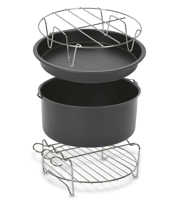 EAN 3045380018013 - Tefal Easy Fry XXL XA113010 accesorio para freidoras Kit de accesorios Negro, Cromo imagen 1