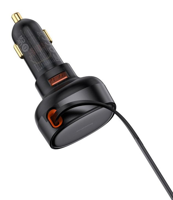 EAN 6932172635817 - Baseus C00057800111-00 cargador de dispositivo móvil Universal Negro Encendedor de cigarrillos Carga rápi imagen 5