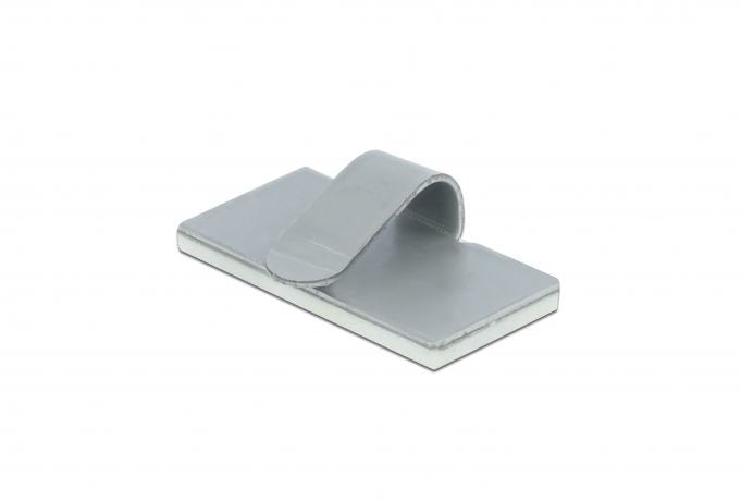 EAN 4043619601844 - DeLOCK 60184 abrazadera para cable Acero satinado 10 pieza(s) imagen 1