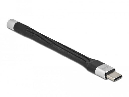 EAN 4043619869428 - DeLOCK 86942 cable de teléfono móvil Negro, Plata 0,1 m USB C 3,5mm imagen 1