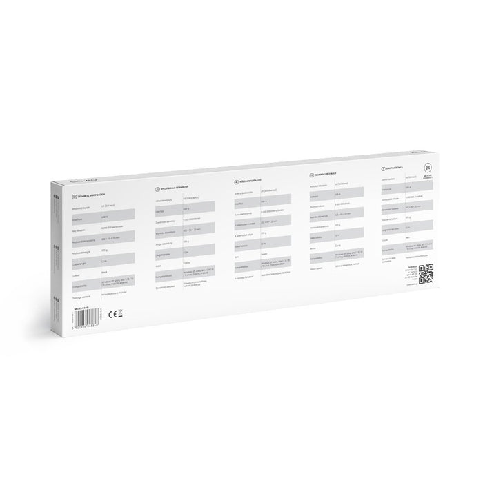 EAN 5901986048848 - Savio KB-01 teclado Hogar / Oficina USB QWERTY Inglés de EE. UU. Negro imagen 7