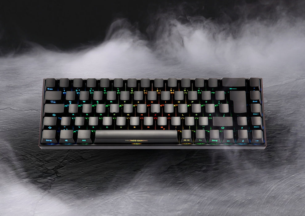 EAN 7333048053602 - Deltaco Gaming GAM-100-DE teclado Juego USB + RF Wireless + Bluetooth QWERTZ Alemán Negro imagen 5