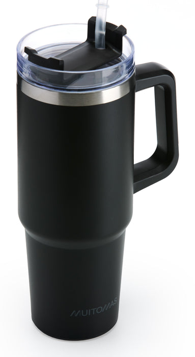 EAN 8021735219200 - Muitomas TRAVELMUG900BK taza de viaje 900 ml Negro Acero inoxidable imagen 4