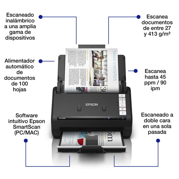 EAN 8715946745763 - Epson WorkForce ES-550W imagen 4