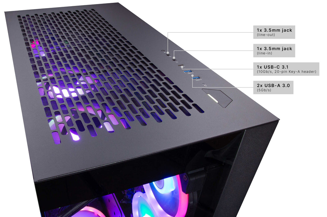 EAN 4046373902844 - CAPTIVA PC Ultimate Gaming R90-284 (Ryzen 9 9900X3D/RTX5090 32GB GDDR7/SSD 2TB+2TB/128GB/WLAN/Windows 11  imagen 10