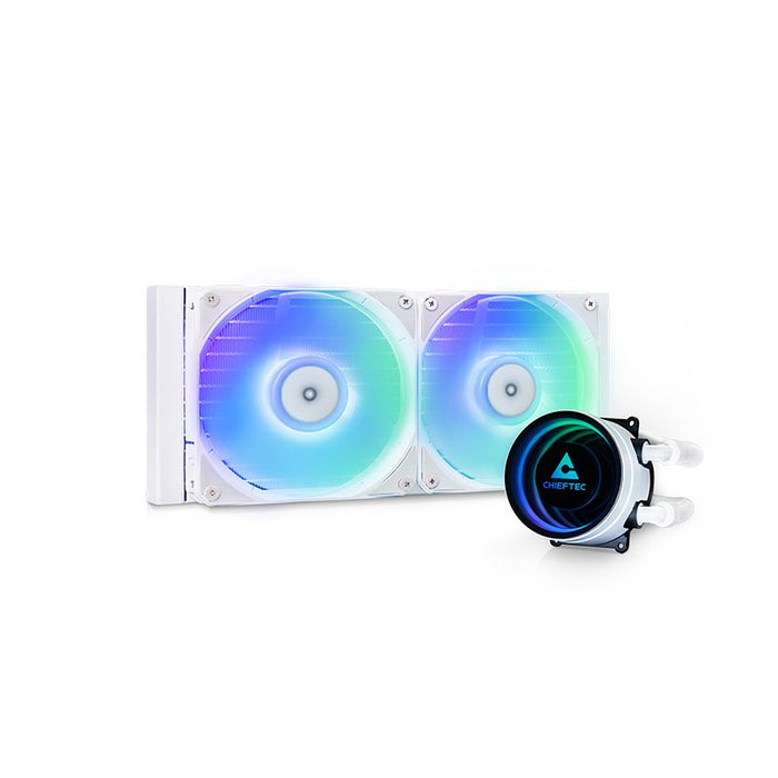 EAN 0753263079022 - Chieftec ICEBERG 240-RGB-W Carcasa del ordenador Sistema de refrigeración líquida todo en uno 12 cm Blanc imagen 1