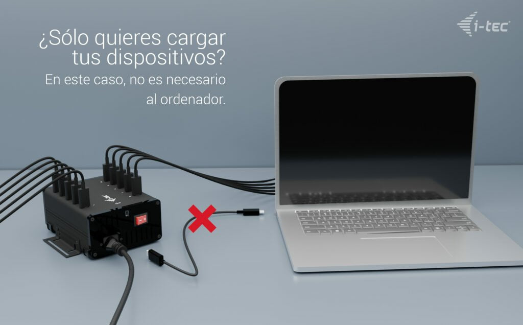 EAN 8595611706363 - i-tec CACHRGHUB10CUK cargador de dispositivo móvil Universal Negro Corriente alterna Carga rápida Interio imagen 5