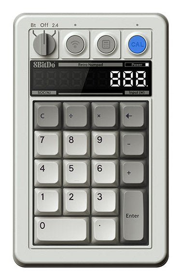 EAN 6922621505709 - 8Bitdo Retro 18 Mechanical Numpad – M Edition teclado numérico PC Bluetooth/USB/RF Wireless Gris imagen 1