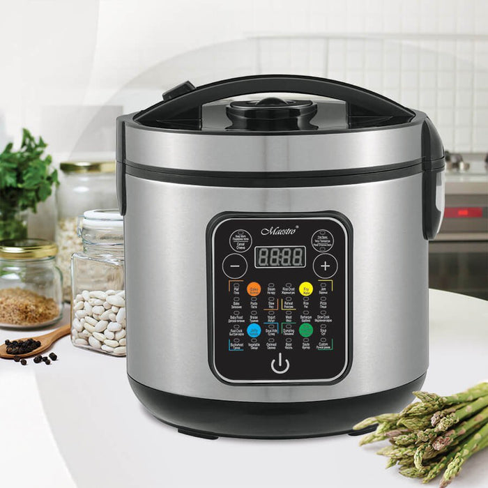EAN 4820177143999 - Maestro MR-794 olla multi-cocción 5 L 900 W Negro, Acero satinado imagen 2