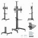 EAN 8716309129008 - Gembird TV Standfuß mit Rollen 37 - 100 TVS-70T-02 imagen 9