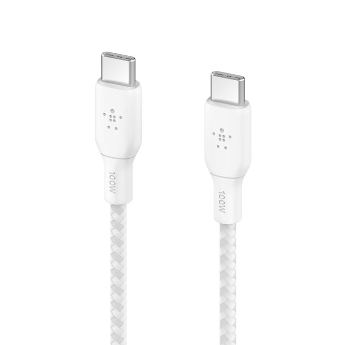 EAN 0745883842124 - Belkin CAB014bt3MWH cable USB USB 2.0 3 m USB C Blanco imagen 2