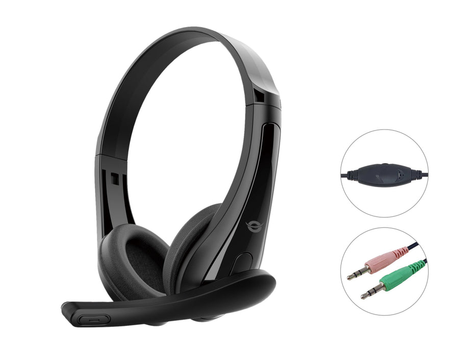 EAN 4015867243114 - Conceptronic POLONA06B3T auricular y casco Auriculares Alámbrico Diadema Llamadas/Música Negro imagen 1