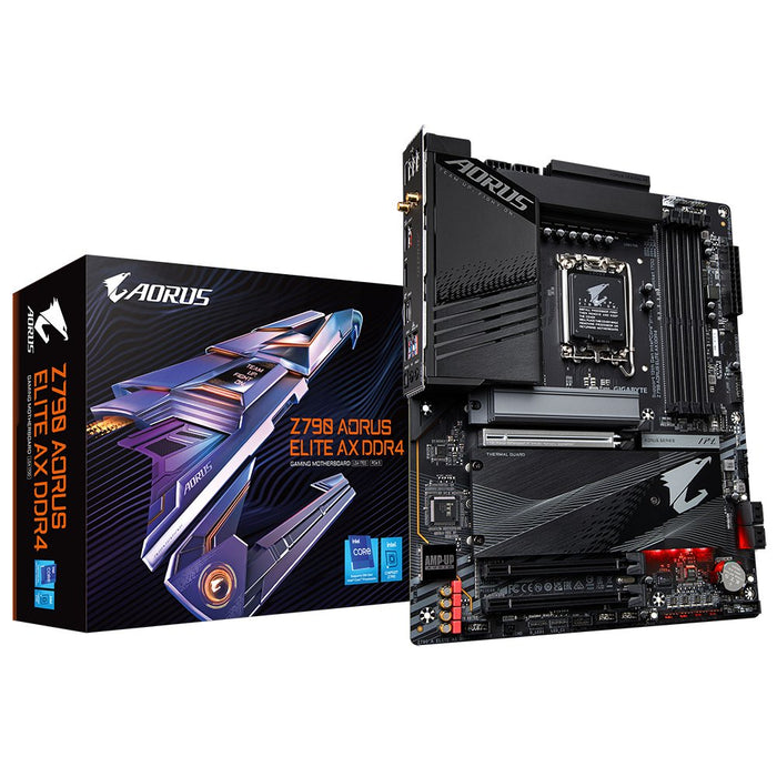 EAN 4719331849955 - GIGABYTE Z790 AORUS ELITE AX DDR4 placa base Intel Z790 LGA 1700 ATX imagen 1