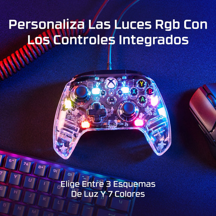 EAN 0197192136829 - HyperX Clutch Gladiate - Wired Gaming RGB Controller - Xbox Transparente USB Gamepad Xbox One, Xbox Serie imagen 11