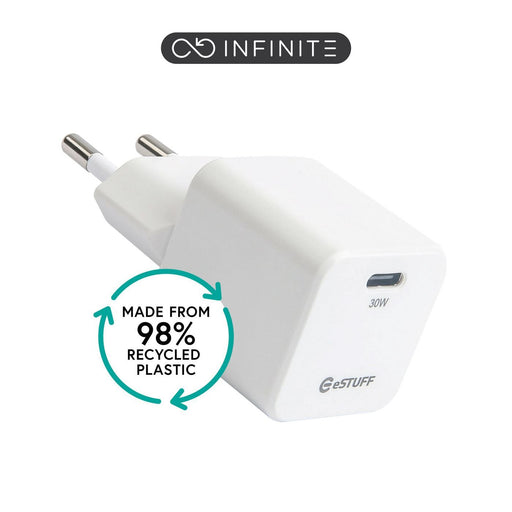 EAN 5715063102015 - eSTUFF ES637027 cargador de dispositivo móvil Smartphone Blanco Corriente alterna Carga rápida Interior imagen 1