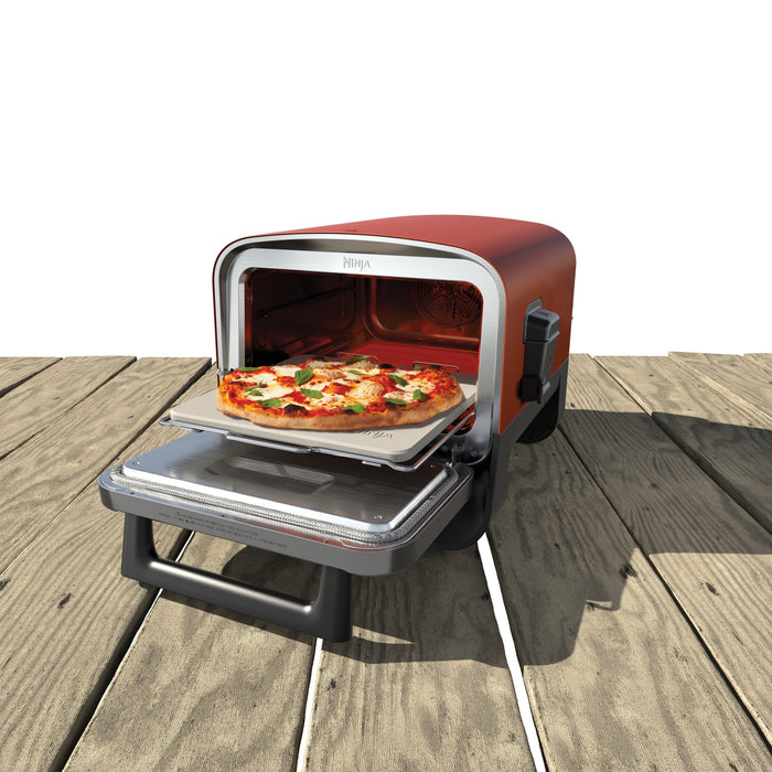EAN 0622356272889 - Ninja OO101EU barbacoa y parrilla al aire libre Electricidad + Carbón vegetal Negro, Rojo, Plata 2400 W imagen 3