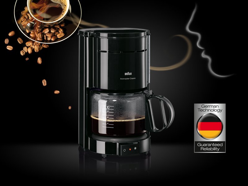 EAN 8021098320001 - Braun KF 47/1 BK Manual Cafetera de filtro imagen 3