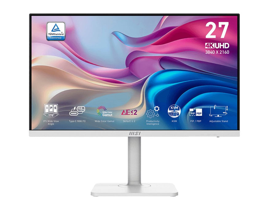 EAN 4711377262248 - MSI Modern MD272UPHW pantalla para PC 68,6 cm (27") 3840 x 2160 Pixeles 4K Ultra HD Negro imagen 1