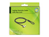 EAN 4043619209316 - Navilock 20931 cable antirrobo Negro, Plata 1,8 m imagen 4