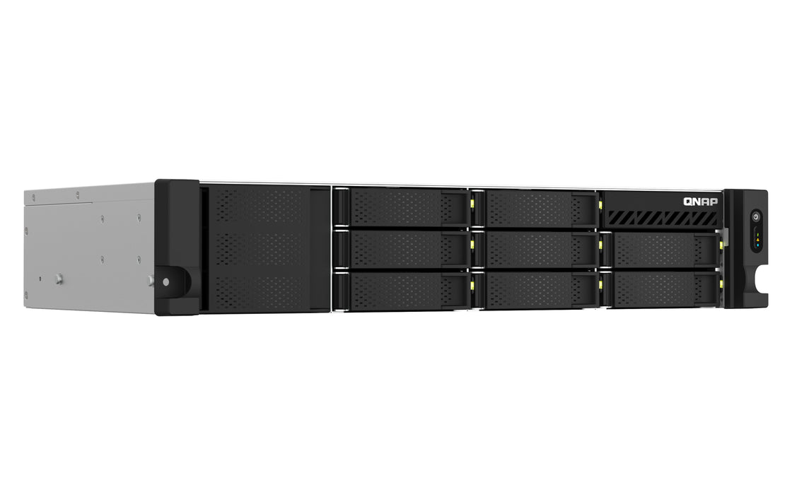 EAN 4711103081075 - QNAP TS-873AEU-4G servidor de almacenamiento NAS Bastidor (2U) Ryzen Embedded V1500B 4 GB DDR4 0 TB QuTS  imagen 3