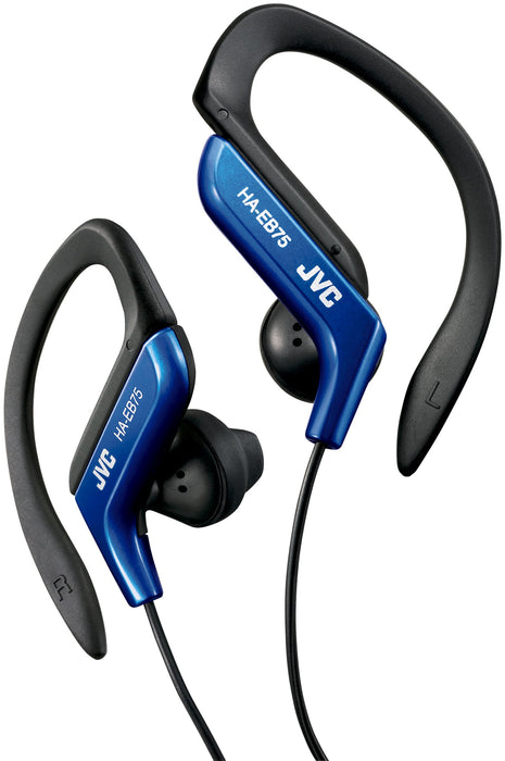 EAN 4975769009587 - JVC HA-EB75 Auriculares Alámbrico gancho de oreja, Dentro de oído Deportes Negro, Azul imagen 1