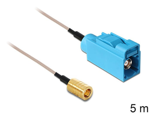 EAN 4043619886715 - DeLOCK 88671 cable coaxial 5 m SMA FAKRA Z Marrón imagen 1