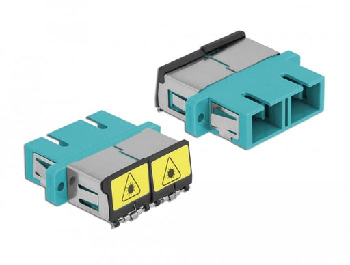 EAN 4043619868957 - DeLOCK 86895 adaptador de fibra óptica SC/SC 1 pieza(s) Color aguamarina imagen 1