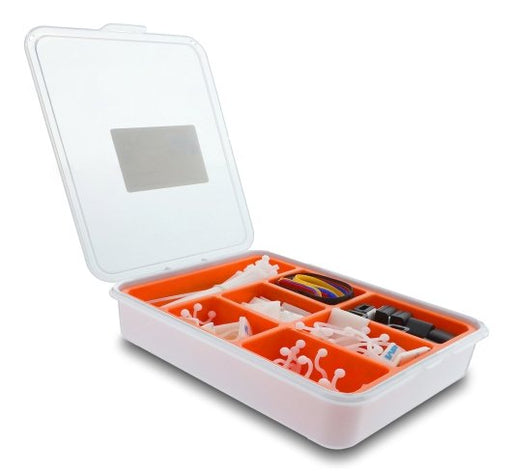 EAN 4043619207688 - DeLOCK 20768 organizador de cables Escritorio Caja de cables Naranja, Transparente 1 pieza(s) imagen 1