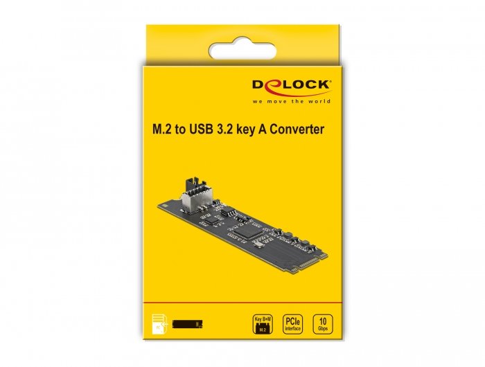 EAN 4043619633302 - DeLOCK 63330 tarjeta y adaptador de interfaz USB 3.2 Gen 2 (3.1 Gen 2) imagen 4