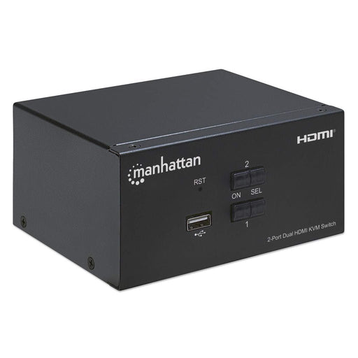 EAN 766623153522 - Manhattan 153522 interruptor KVM Negro imagen 2