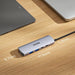 EAN 4894160057471 - UNITEK uHUB Q4 USB 3.2 Gen 1 (3.1 Gen 1) Type-C 10000 Mbit/s Gris imagen 11