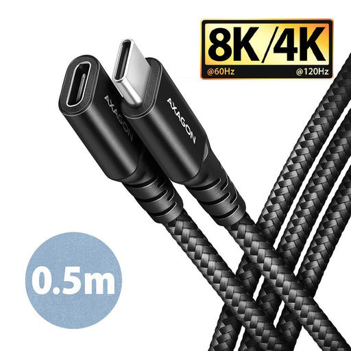 EAN 8595247907356 - Axagon BUCM32-CF05AB cable USB USB 3.2 Gen 2x2 0,5 m USB C Negro imagen 1