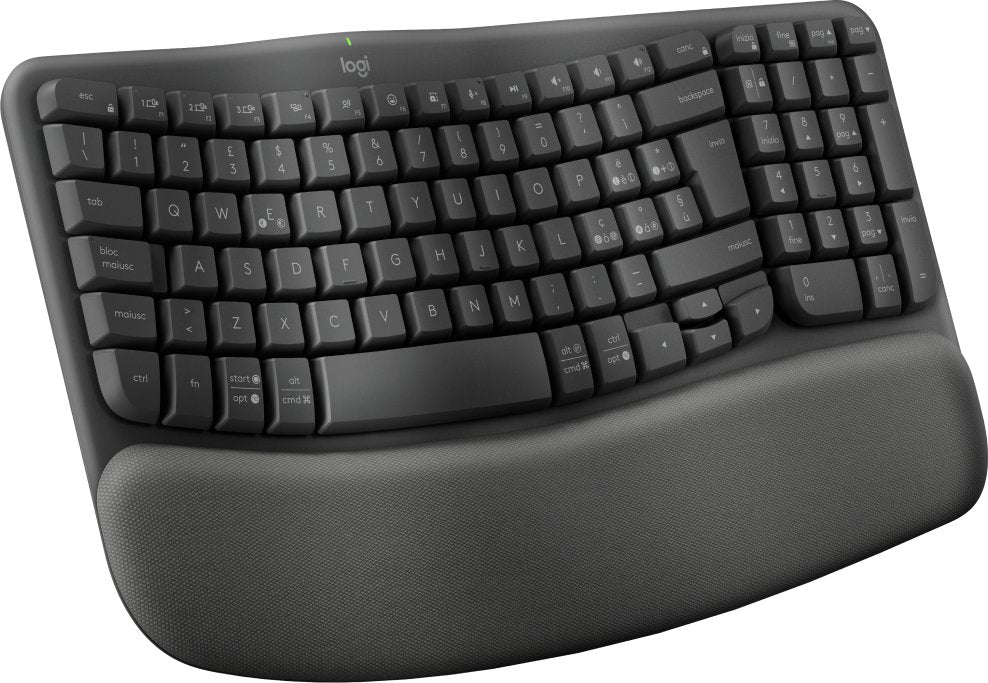 EAN 5099206117563 - Logitech Wave Keys for Business teclado Oficina RF Wireless + Bluetooth QWERTY Italiano Grafito imagen 2