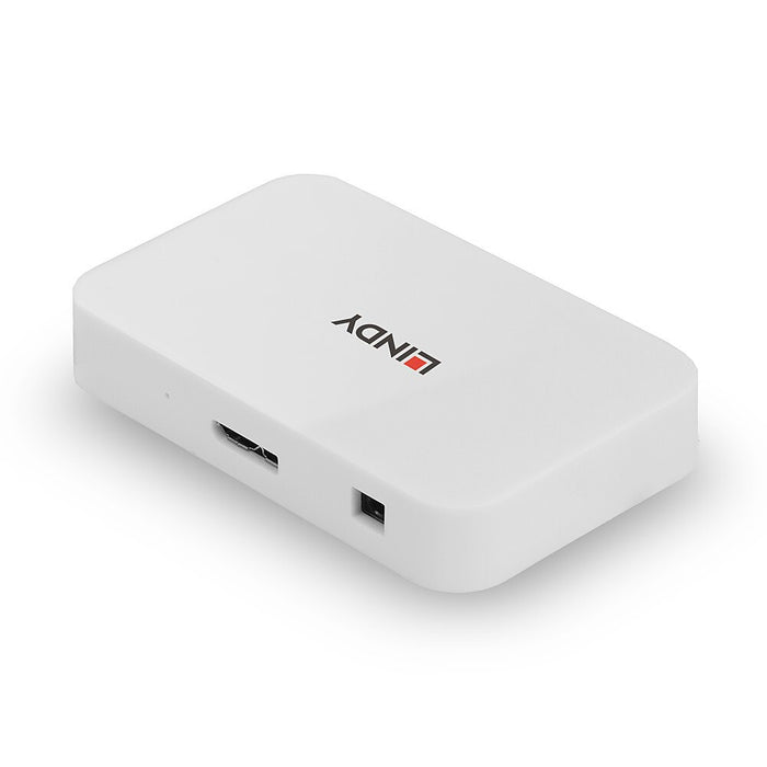 EAN 4002888431439 - Lindy 43143 hub de interfaz USB 3.2 Gen 1 (3.1 Gen 1) Type-A 5000 Mbit/s Blanco imagen 2