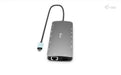 EAN 8595611707407 - i-tec Metal C31NANOTRIPLEDOCKPD Alámbrico USB 3.2 Gen 1 (3.1 Gen 1) Type-C Gris imagen 5