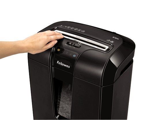 EAN 0043859642304 - Fellowes 63Cb triturador de papel Corte cruzado 23 cm Negro imagen 2