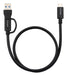 EAN 8433281017337 - Nanocable 10.01.4800 cable USB USB 3.2 Gen 2 (3.1 Gen 2) 0,5 m USB A/USB C USB C Negro imagen 2