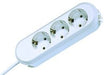 EAN 4016514003853 - Bachmann 3x Schuko H05VV-F 3G 1.50mm² 16A/3680W 3m base múltiple 3 salidas AC Blanco imagen 1