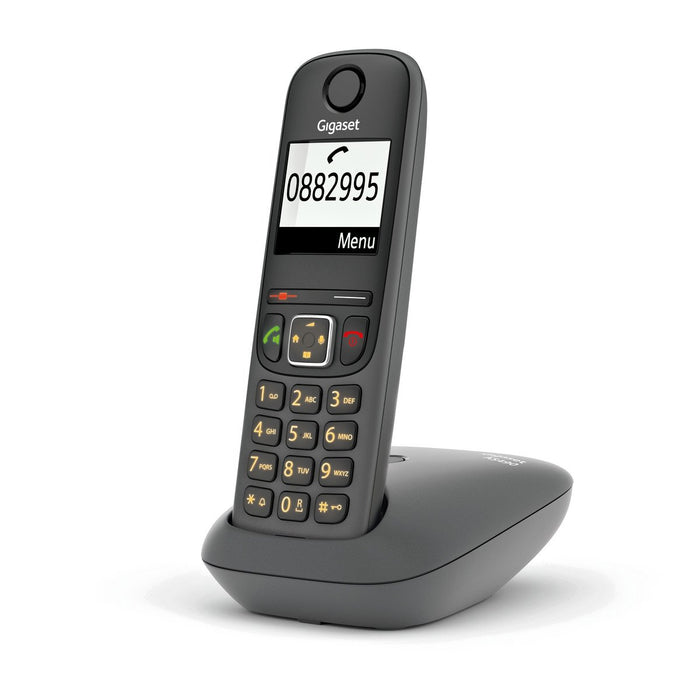 EAN 4250366869100 - Gigaset AS490 teléfono Teléfono DECT/analógico Identificador de llamadas Negro imagen 2